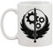 Hopestly Confraternita D'acciaio Tazza In Ceramica Da Donna Uomo Caffè Tè Bianca Coffee Tea Mug Cup