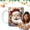 Eteslot Weihnachts Tassen - Weihnachtsbecher - Weihnachts Geschirr - Weihnachtstisch Deko - Weihnachtsmann-Tasse, Kaffeetasse, Weihnachtstrinkbecher