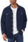 EKLENTSON Men's Corduroy Shirts Long Sleeve Button Down Jacket Casual Cord Shirt Jacket Spring Lightweight Tops Navy L