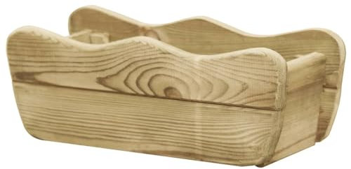 Tidyard Lit Surélevé de Jardin 50x18x18 cm Bois de pin imprégné Bac de Plantation pour Cultiver Fleurs, Herbes, Plantes, Extérieur Jardinière Potager pour Terrasse et Balcon