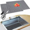 Sink Mat, 30 x 40cm Kitchen Sink Protector Mat for Ceramic/Stainless Steel Sinks, Non-Slip Kitchen Sink Mat Protector, Fast Draining Mat, Sink Protector for Kitchen Countertop, Dishes, Glassware