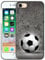 GlamCase for iPhone SE 3 2022 / SE 2 2020/7 / 8 - Football Wall art Design Printed Slim & Sleek Cute Plastic Hard Snap on Protective Designer Back Case/Cover for iPhone SE 3 / SE 2/7 / 8 White