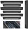 9 Pièces Protection Seuil de Porte de Voiture,Seuil Voiture Autocollant Seuil Porte Voiture Bande de Seuil en Fibre de Carbone,Protege Seuil de Porte Voiture Convient à la Plupart des Voitures