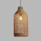 CRRONG Lustre Rustique En Rotin Lustre Ferme Bambou Lustre Cuisine Île Noir Tressé Plafonnier Vintage Cage Panier En Osier Lustre Salle À Manger Entrée de La Chambre/E Style