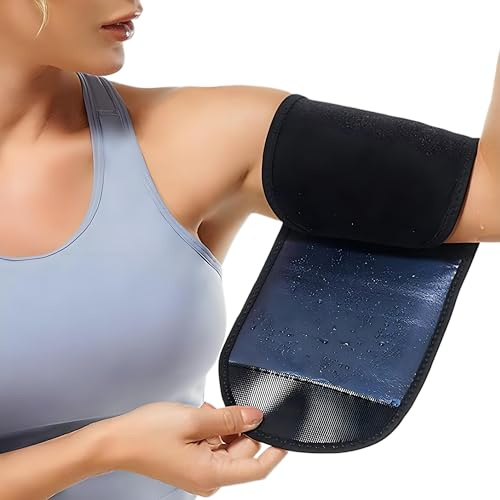 Dilwe Armtrainer-Bänder, Neopren-Schweiß-Armformer-Bandagen, Erhöhen die Bizeps- und Trizeps-Temperatur, Wassergewichtsverlust, Schlankere Sauna-Arm-Ärmel