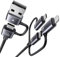 Multi Cable de Carga Rápida, 240 w PD 3.1A Multi Cable de Carga USB A/C a iP/Micro/Tipo C Nylon Multi 6 en 1 cable de carga USB C para Teléfono Android,Tableta,1.2m