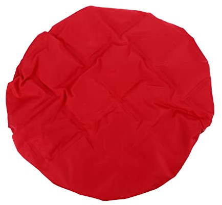 KOMBIUDA Gorro de Acondicionamiento Profundo Cabello Gel Térmico Rojo para Uso en Microondas Gorra Calentadora para Todo Tipo de Cabello Cuidado en Casa