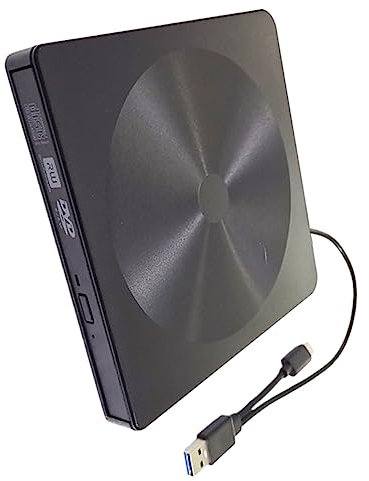 KONTONTY Typec External Dvd Recorder Portable Drive Burner External Backup Drive USB Dvd Burner Drive External USB Multifunctional External Burner External Dvd Drive Laptop Gaming Drive
