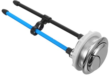 Homoyoyo Water Tank Button Toilet Double Round Button Home Toilet Tank Accessory Replacement Flush for Bathroom Cistern Parts Random Style