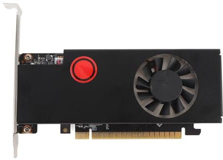 1050 Graphics Card 4GB DDR5, 128 - Bit, HDMI DP, Computer PC Video Graphics Card, PCI Express 2.0 with Silent Cooling Fan