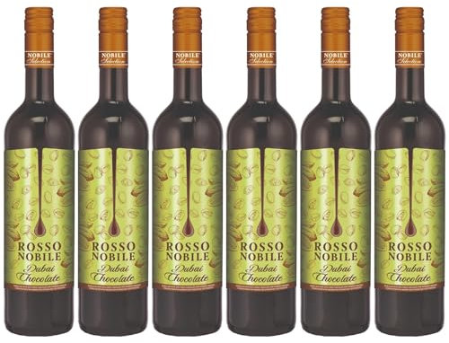 Rosso Nobile - Dubai Chocolate, vino rosso nobile con raffinati aromi di cioccolato e pistacchio (6 x 0,75 l)