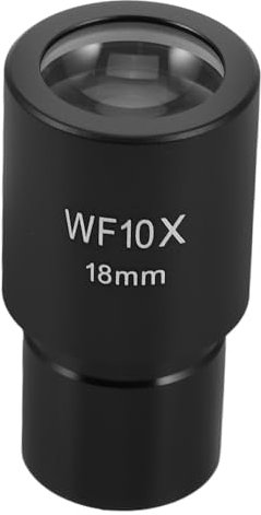 LALAFINA Biological Microscope Eyepiece Wide-angle Lens for Experiment Optical Glass Microscope Accessories Part