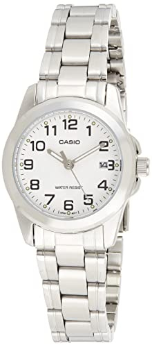 Casio Women's LTP-1215A-7B2DF Quartz Analog Silver Tone Watch