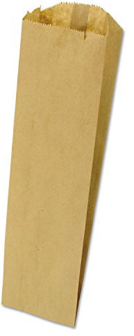 BAGLQPINT Sac à bière en papier Kraft Marron 9,5 x 6,7 x 28 cm