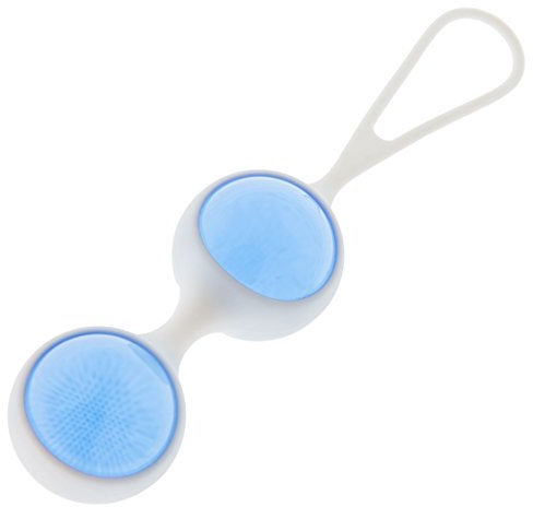 GLASSVIBRATIONS Liebeskugeln Intensiv blau/weiß Ø 3cm