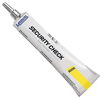 MARKAL 96669 Security Check Marqueur de peinture, Jaune