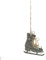 Country Baskets Schlittschuhe Weihnachtsdekoration – 11 cm
