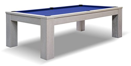 John West Pool Billardtisch Weiß, 8 ft 254 x 142 cm groß, neu mit Schieferplatte inkl. Montage