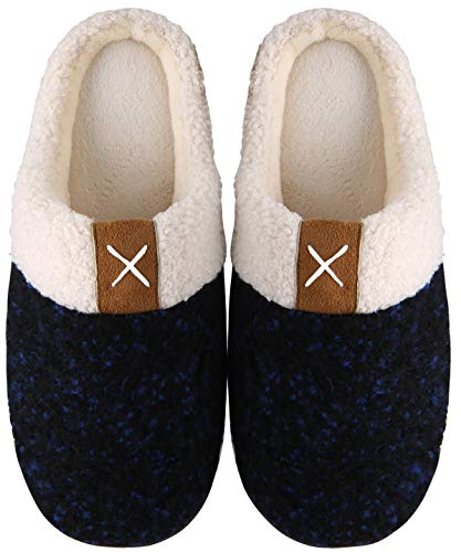 Mishansha Zapatillas Casa Mujer Unisex Cómodas Azul Lapislázuli 38/39EU