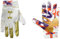 Under Armour Men's F7 Novelty Football Gloves , White (104)/Metallic Faded Gold , XX-Large