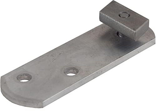 PITZL Anfangslasche 31142.0000 für Geländerstütze C-Profil-Aluminium, Silber