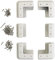 Kit de fixation pour panneau solaire en ABS - coloris gris [Revolt]
