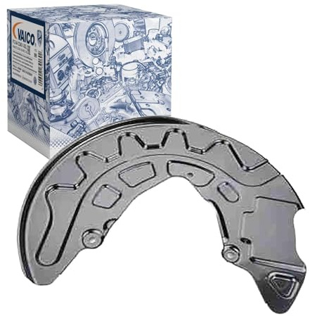 VAICO Spritzblech, Bremsscheibe V10-5602 Vorderachse links | Kompatibel mit: AUDI A3, A3 Cabriolet, A3 Limousine, A3 Sportback, TT, TT Roadster, SEAT LEON, LEON SC, LEON ST