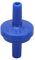 Fafeicy 10 Stück PP Rückschlagventil, 1-Wege-Durchscheinendes Turm-Wasserabsperrventil, Unidirektionaler Widerhaken, kein Rückflussventil, Ozon, Tauchpumpen (4mm blue)