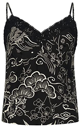 Superdry Damen Trägerhemd Horaizu Schwarz 42