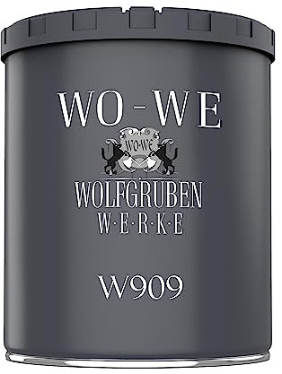 WO-WE Metallschutzlack 4in1 Metalllack Metallfarbe Metallschutzfarbe MATT W909 Silbergrau - 750ml