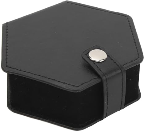 Würfel-Aufbewahrungsbox, PU-Leder, Schützende DND-Würfelhülle, Würfel-Organizer-Box mit Weichen Schwammrillen, Tragbare Würfelhalter-Hülle für Würfelspiele auf Reisen