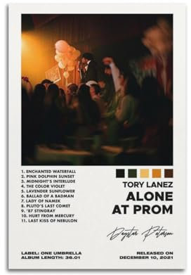 Zamm Leinwandposter Alone At Prom, Wandkunst, dekoratives Gemälde, Schlafzimmer, 30 x 45 cm, ungerahmter Stil