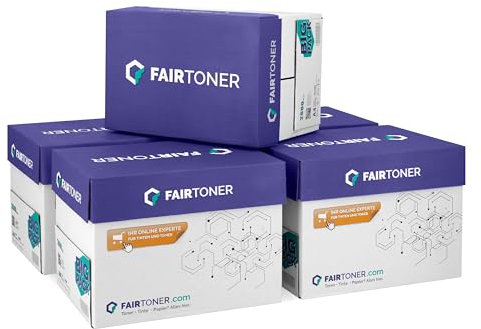 FairToner Kopierpapier 20.000 Blatt DIN-A4 80g, Weiß (40 x 500 Blatt / 40er Pack) Universal Druckerpapier