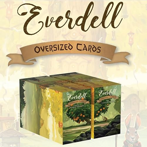 Everdell: Expansions Oversized Cards Brettspiel-Zubehör für 1-4 Spieler, ab 10 Jahren, von Tabletop Tycoon