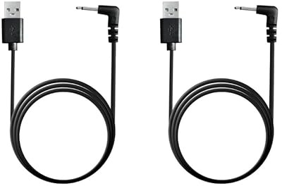 2 Pack | 5A USB Ladekabel mit 2,5mm Stecker für Lovense Lush 2 3 Hush Edge