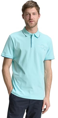 Tom Tailor Herren Poloshirt in Unifarben