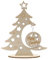 OVUNQUE PROTEGGIMI Albero di Natale in Legno, Fai da Te con Palline di Natale, Decorazioni Natalizie per la Casa, Made in Italy