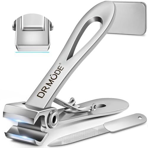 Straight Toe Nail Clippers for Thick Nails for Seniors | Heavy Duty Large Toenail Clippers for Thick Toenails, Ultra Sharp Nail Clippers for Men with 17mm Wide Jaw