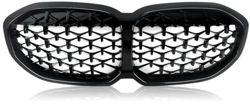 DZSQEGBX per BMW Serie 1 F40 2020+ Griglia Anteriore A Doppio Rene Stile Diamante Nero Lucido Griglia Anteriore Dell'auto