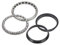 Alomejor Elektrischer Roller Glattes Kugellager für M365/Pro Light Stahlmaterial 2 Packung für Lenkgerät