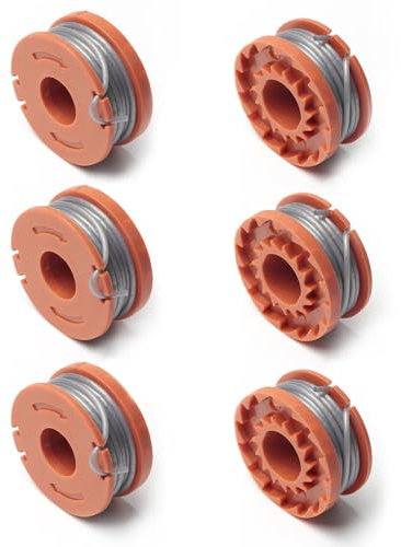 ShiningUU Strimmer Line & Spool 6 Pack 1.6mm Universal Trimmer Line Fit for Argos McGregor Strimmer Trimmer | Garden Machinery Spares (6 x 2.5m)​
