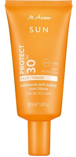 M. Asam Sun Intensive Anti-Aging Sun Cream (50ml) | Sonnencreme fürs Gesicht mit SPF30, Anti Aging Effekt sorgt für Feuchtigkeit & Schutz für glatte Haut