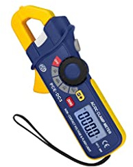 PCE Instruments Stromzange PCE-DC3 DCA Nullpunkt-Funktion/AC/DC Strommessung bis 80 A/Automatische Bereichswahl/Zangenöffnung: 18 mm