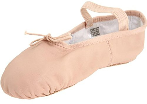 Bloch Women's Dansoft Full Sole Leather Ballet Slipper/Shoe Dance, Pink, 1/1.5 UK