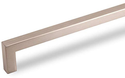 Sotech Möbelgriff E8 BA 736 mm echt Edelstahl gebürstet Höhe 32 mm Schranktürgriff Stangengriff