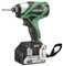 Hitachi WH18DBDL Avvitatore ad Impulso con Batteria al Litio, 18 V, 4.0 Ah