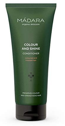 MÁDARA Organic Skincare | Colour And Shine Conditioner Haar 200ml – Nordleinsamen, Rosskastanie, Wegerich, für gefärbtes Haar, glättend, nährend, vegan, Ecocert – Haarpflege, Hair Care