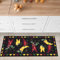 Ottomanson Siesta-Kollektion Küchen-Teppichläufer mit Gummirückseite und Chilischoten-Design, 50 cm x 150 cm, Beige Chilischoten