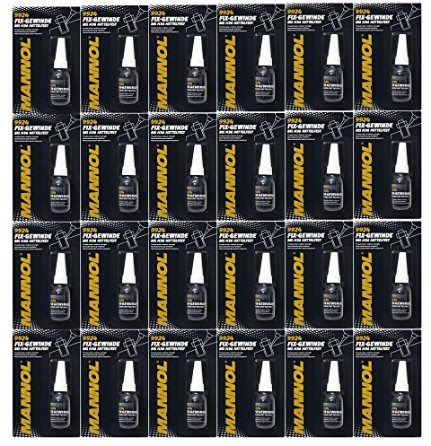 MANNOL 24 x 10ml 9924 Fix-Gewinde Mittelfest/Schraubenkleber Blau