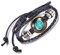 Feilok Elegant 12 Sternbild Krebs Unisex Verstellbar Armbänder Armband Legierung Leder Beads Seil Armkette Armreif, Farbe: Schwarz und Blau